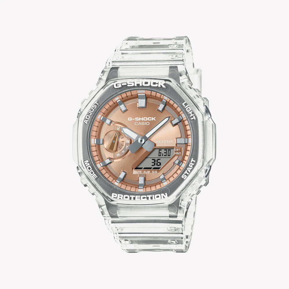 Casio Men's Transparent Resin Watch | Ga-2100bm-7a5er by i-watch