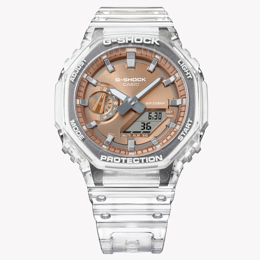 Casio Men's Transparent Resin Watch | Ga-2100bm-7a5er