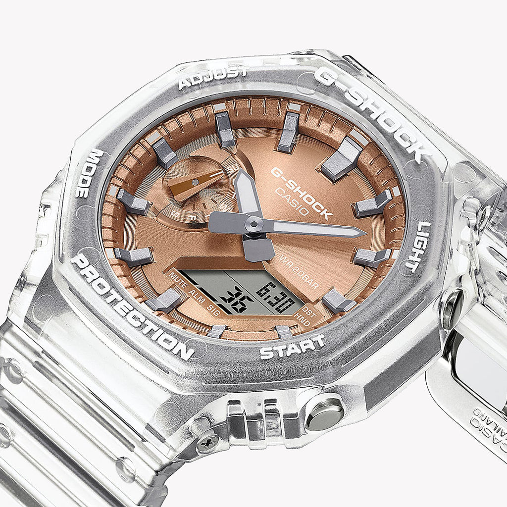 Casio Men's Transparent Resin Watch | Ga-2100bm-7a5er