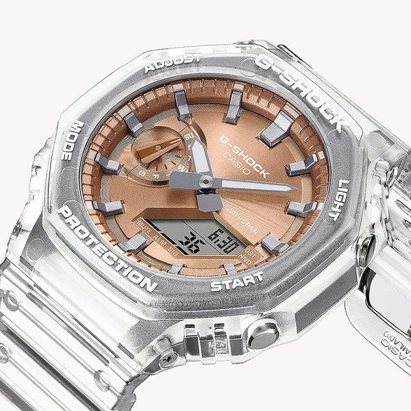 Casio Men's Transparent Resin Watch | Ga-2100bm-7a5er