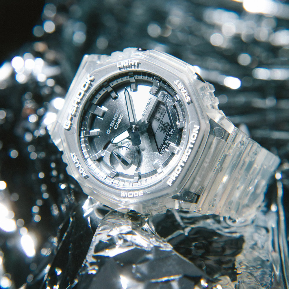 Casio Men's Transparent, Resin | Ga-2100bm-7a8er by i-watch