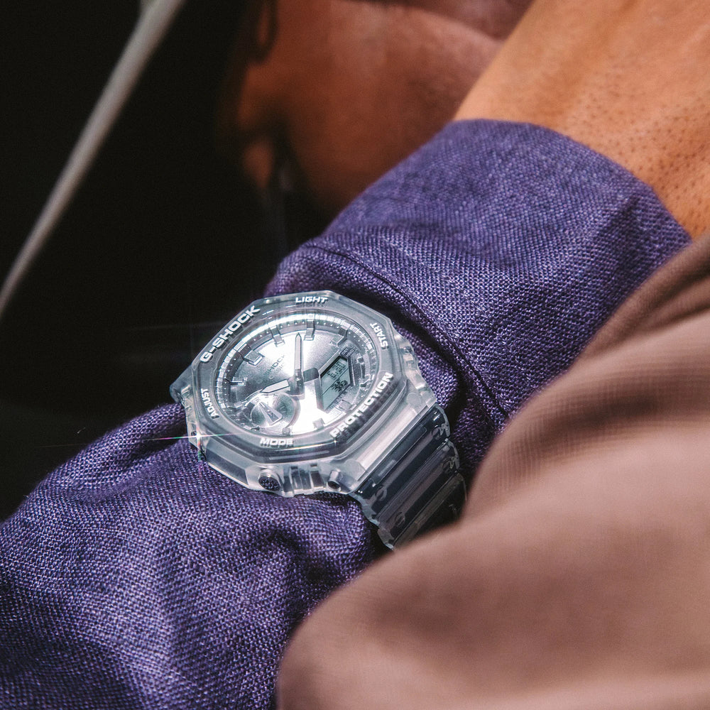 Casio Men's Transparent, Resin | Ga-2100bm-7a8er by i-watch