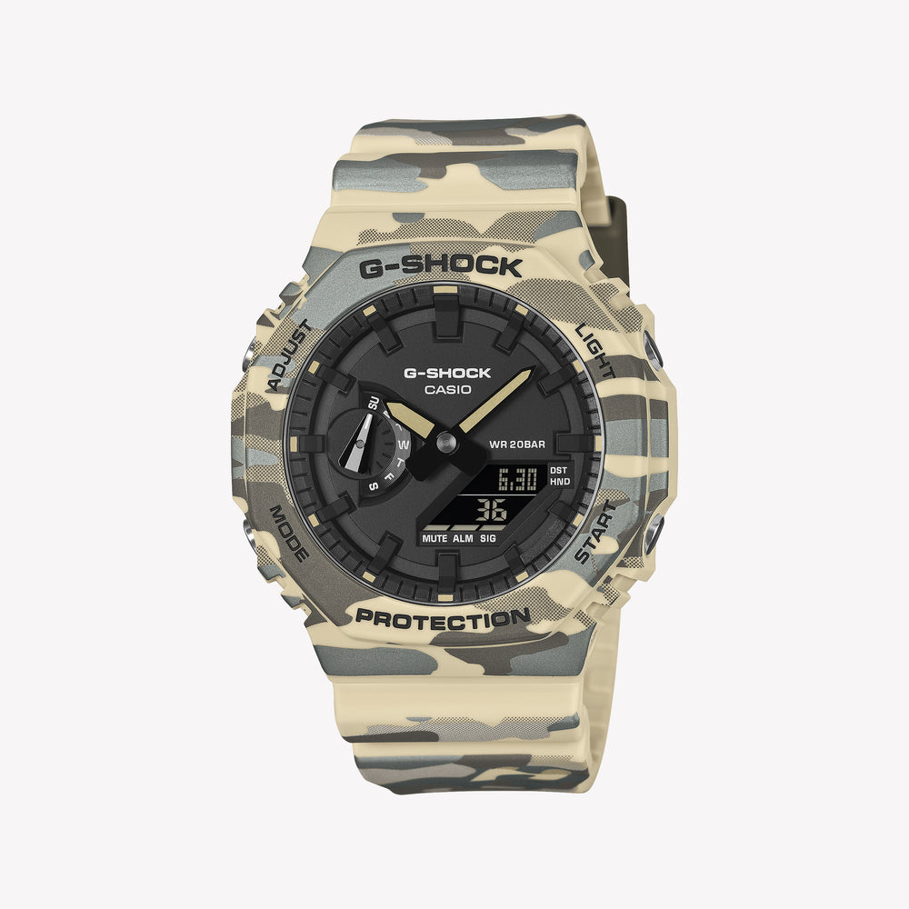 G-SHOCK GA-2100CM-5AER Beige Camouflage