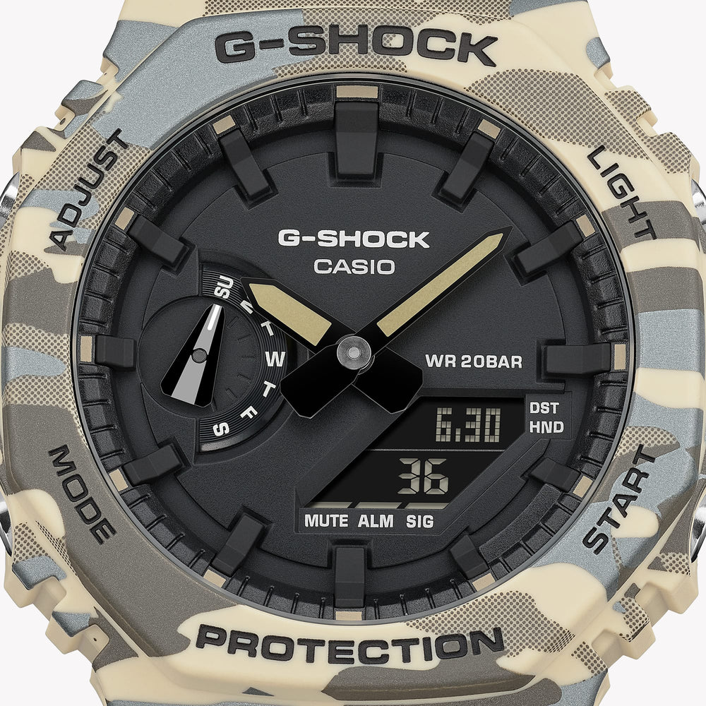 G-SHOCK GA-2100CM-5AER Beige Camouflage