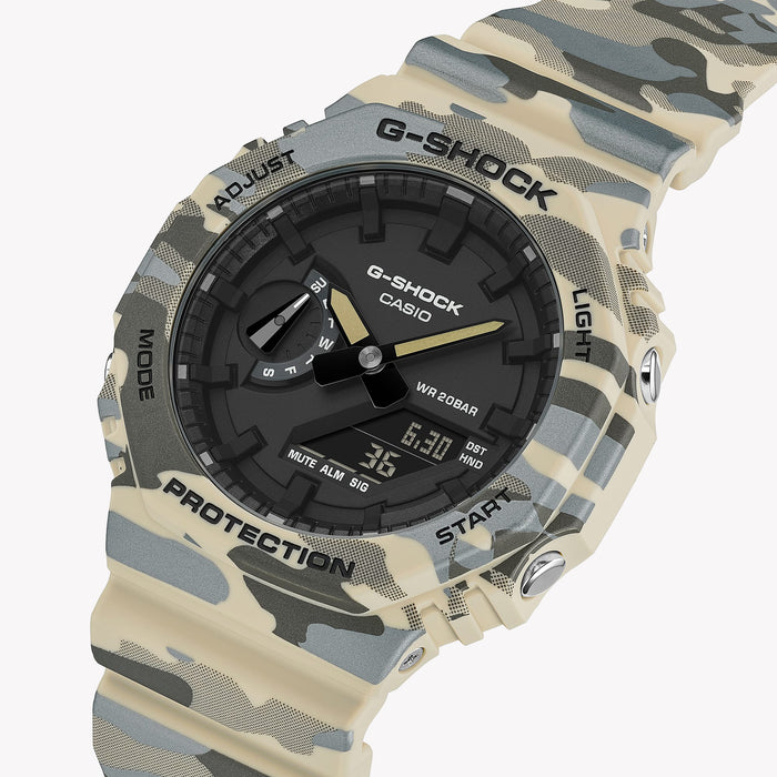 G-SHOCK GA-2100CM-5AER Beige Camouflage