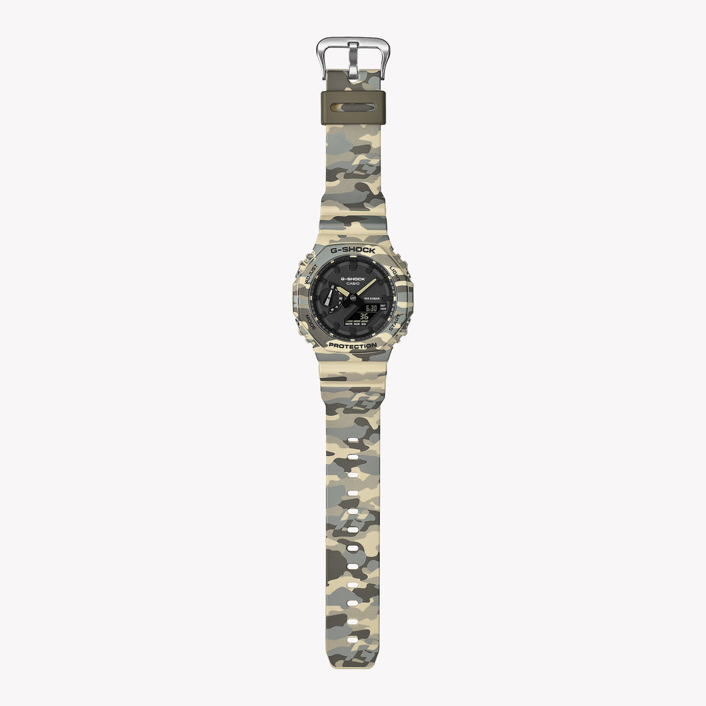 G-SHOCK GA-2100CM-5AER Beige Camouflage