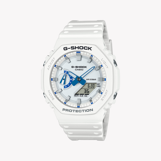 Casio G-Shock Men's White Resin Watch | Ga-2100hds-7aer