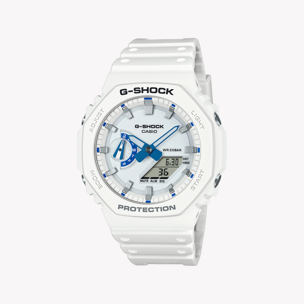 Casio G-Shock Men's White Resin Watch | Ga-2100hds-7aer