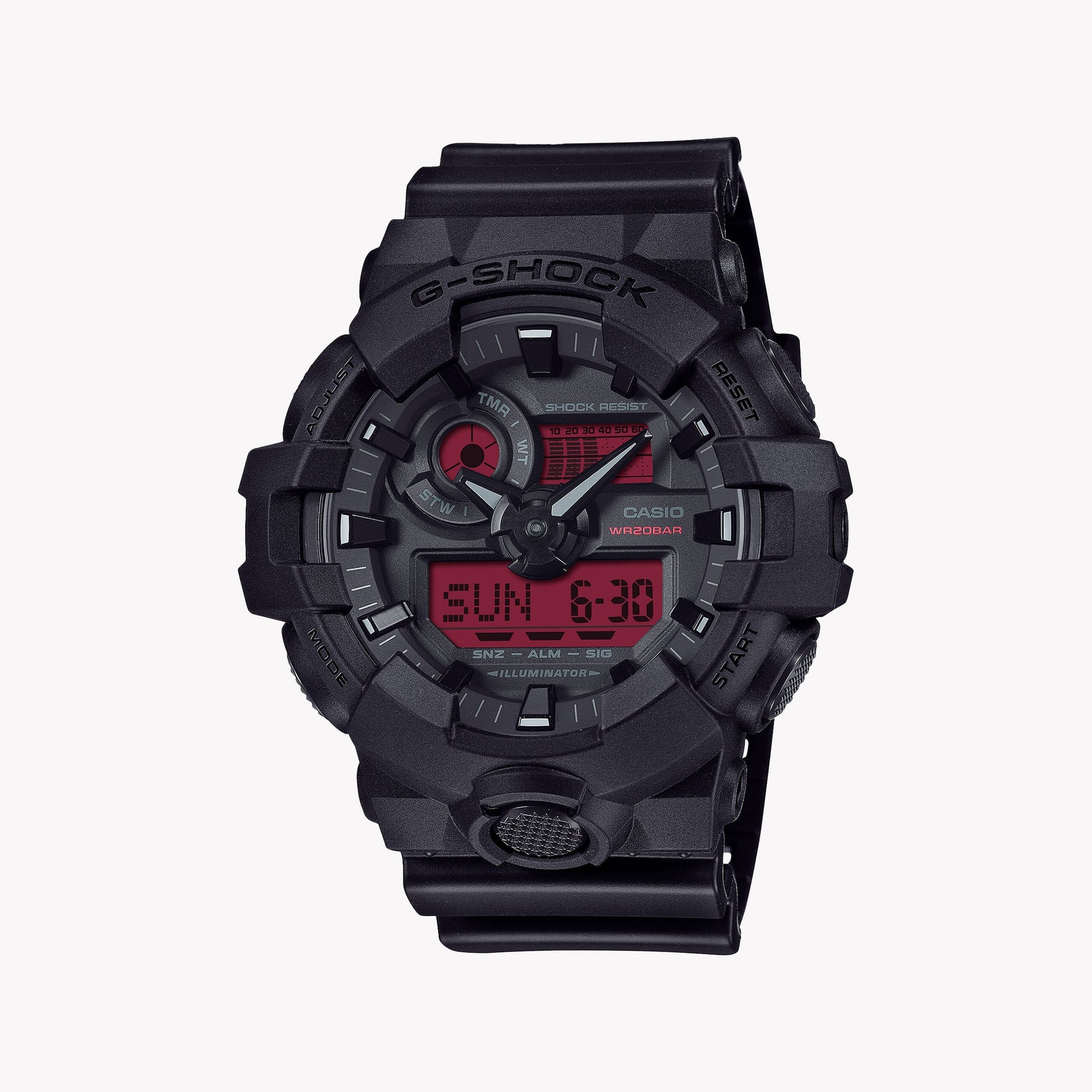 Casio G-Shock Men's Black Resin Watch | Ga-700bbr-1aer by i-watch