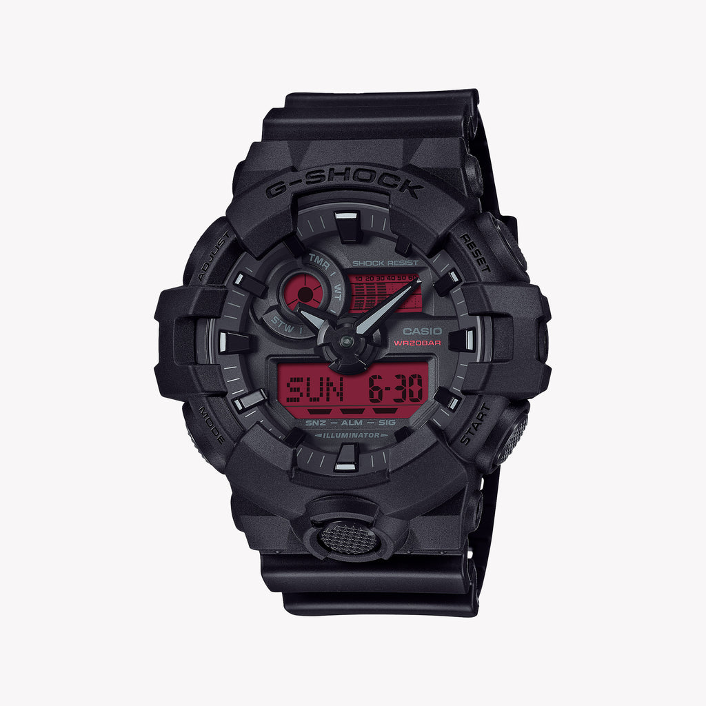 Casio G-Shock Men's Black Resin Watch | Ga-700bbr-1aer