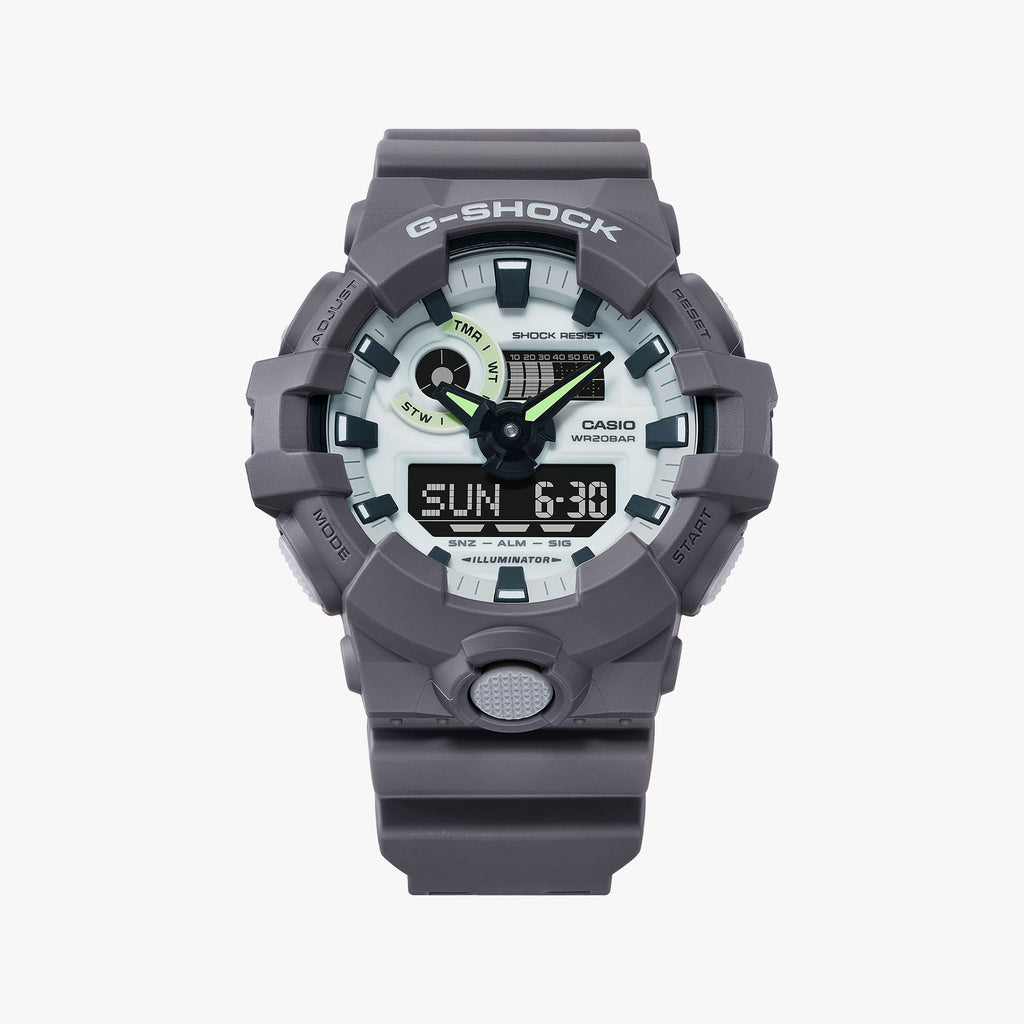 Casio G-Shock Men's Grey Resin Watch | Ga-700hd-8adf