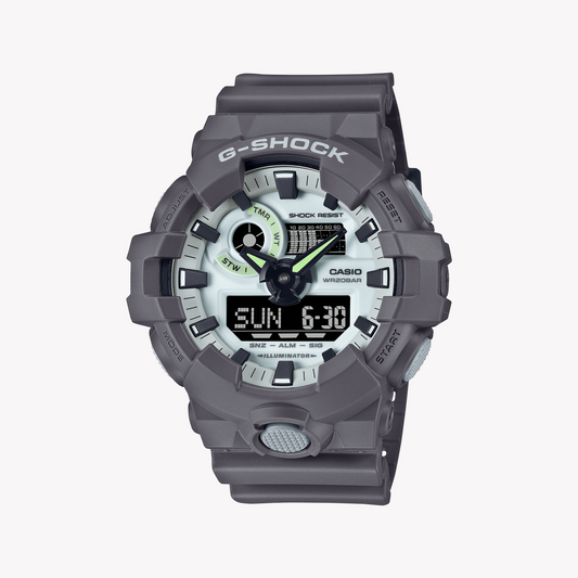 Casio G-Shock Men's Grey Resin Watch | Ga-700hd-8adf