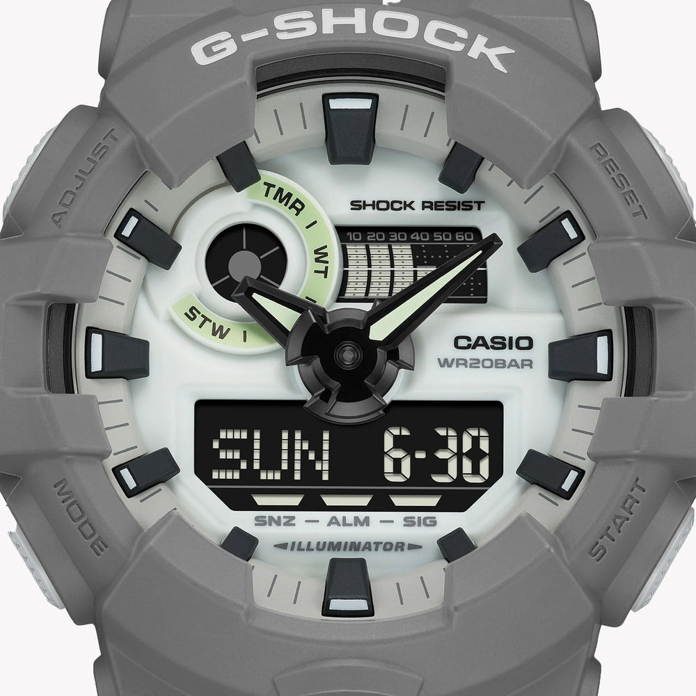 Casio G-Shock Men's Grey Resin Watch | Ga-700hd-8adf by i-watch