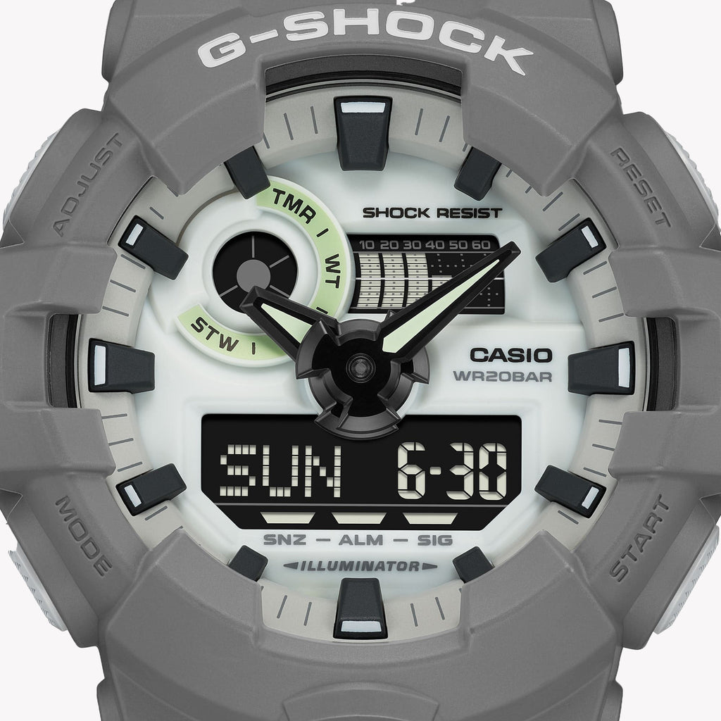 Casio G-Shock Men's Grey Resin Watch | Ga-700hd-8adf