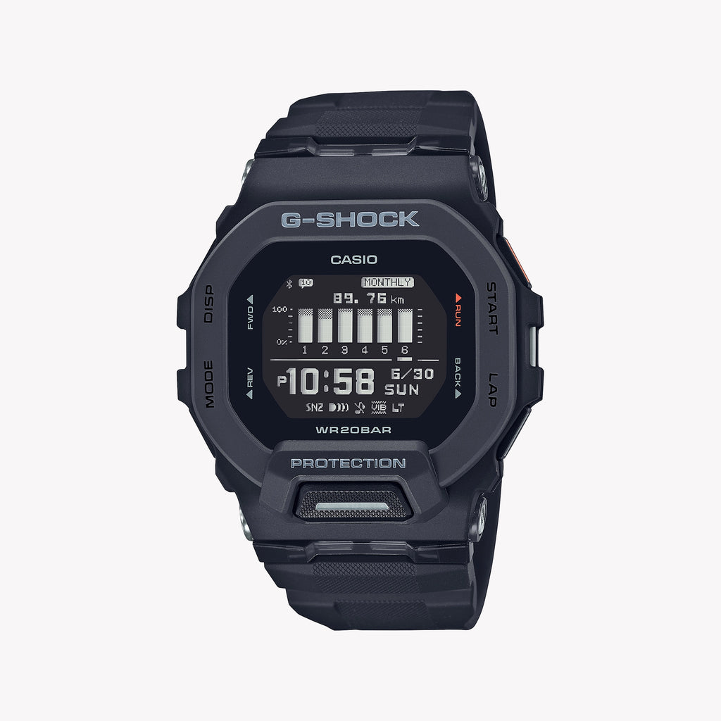 CASIO G-SHOCK GBD-200-1ER - MONTRE NUMÉRIQUE POUR HOMMES ROBUSTE ET ÉLÉGANTE POUR L'AVENTURE ET LE FITNESS
