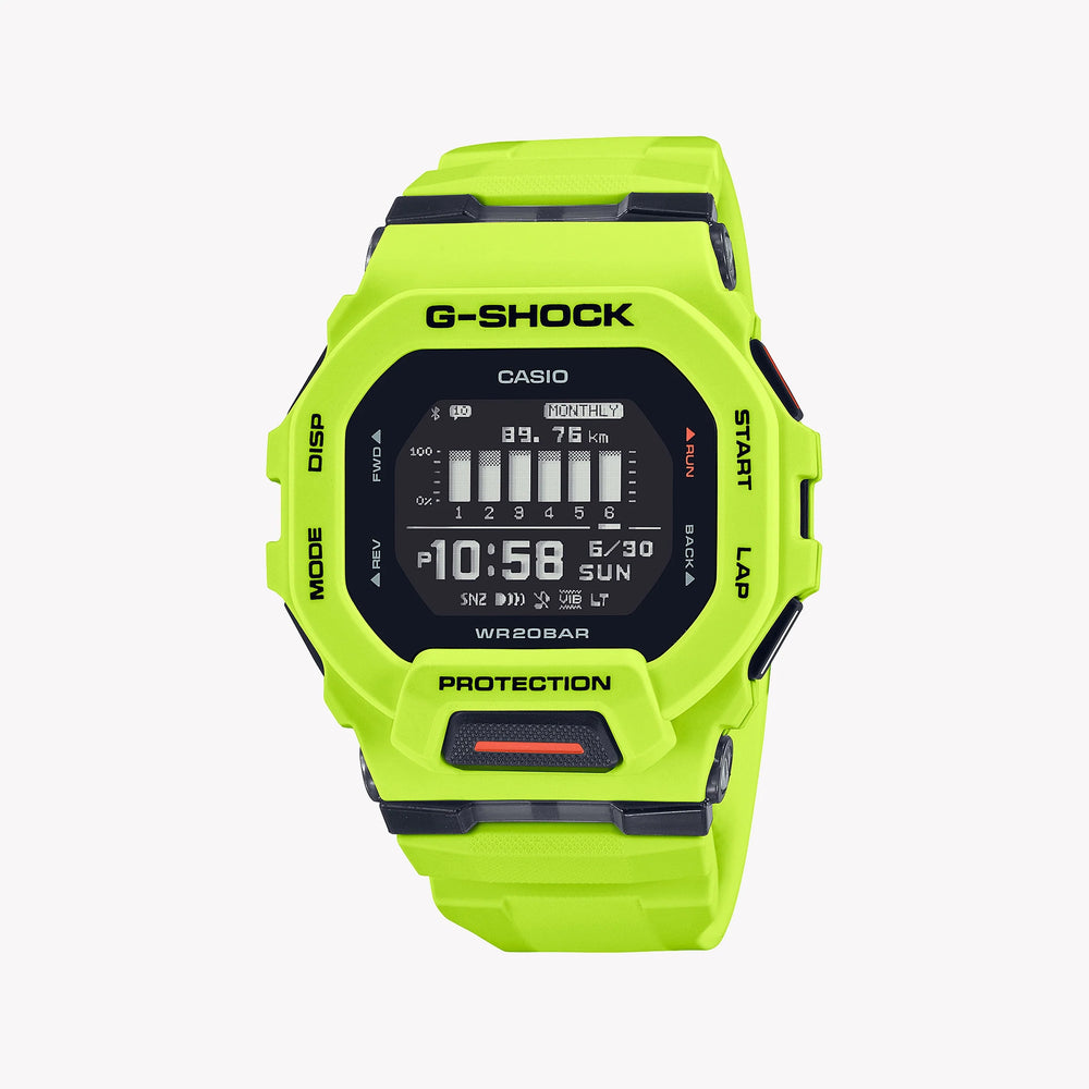 Casio G-Shock Men's Green Resin Watch, Digital | Gbd-200-9er by i-watch