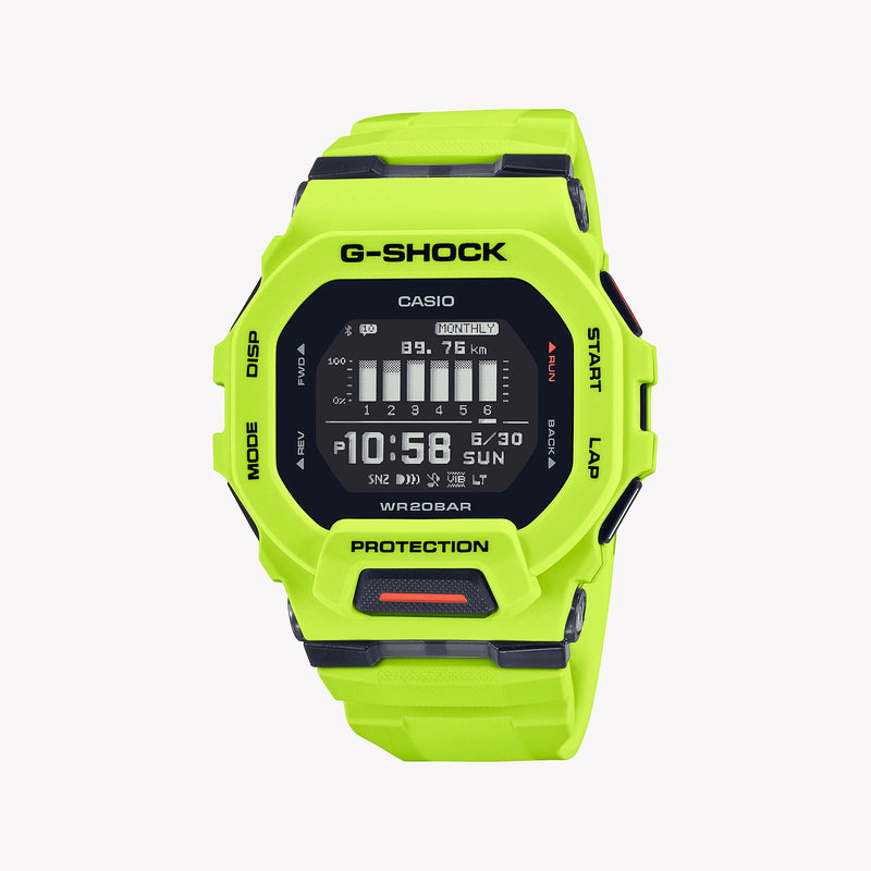 Casio G-Shock Men's Green Resin Watch, Digital | Gbd-200-9er by i-watch