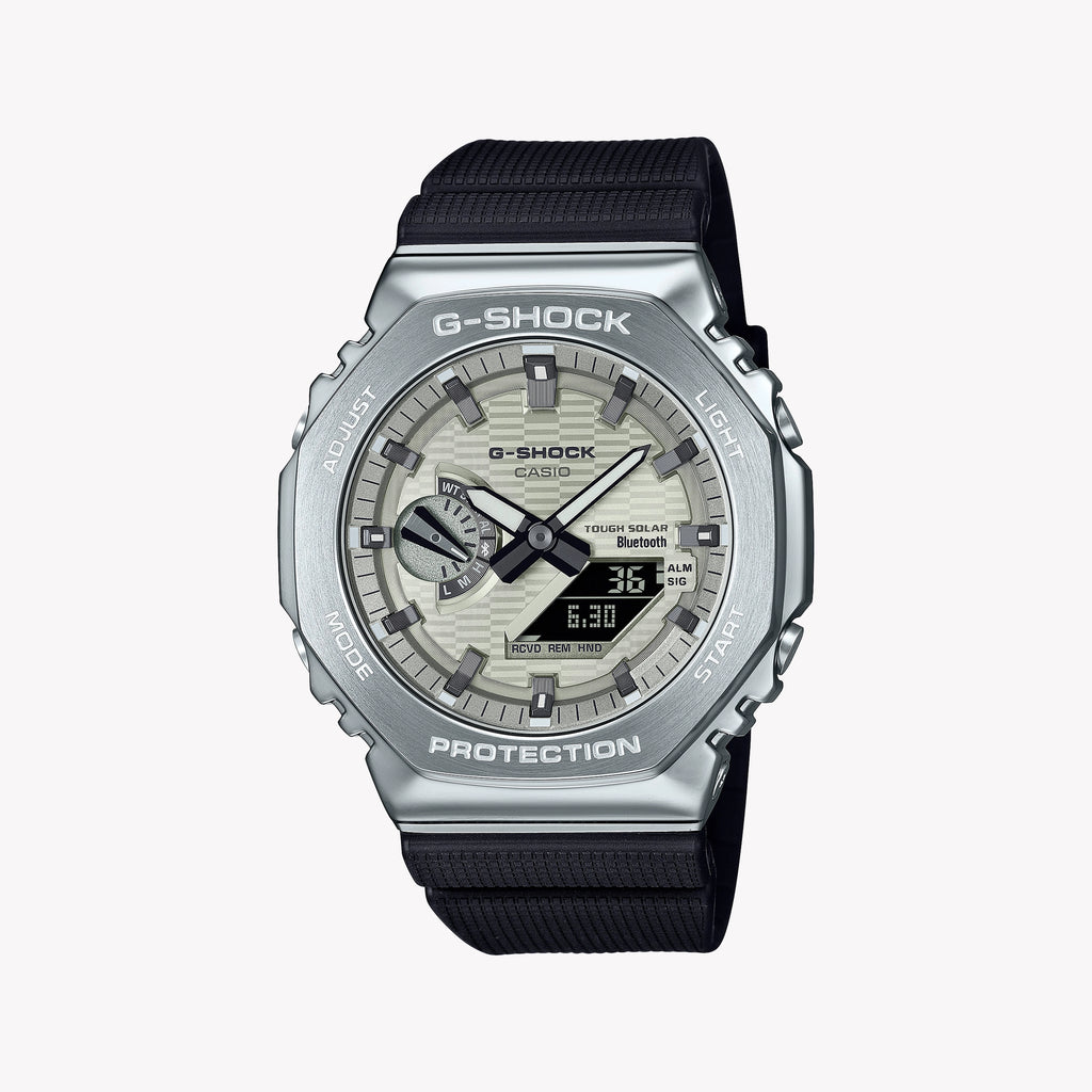 CASIO G-SHOCK Men's Silver/Black Resin Watch | GBM-2100A-8BER