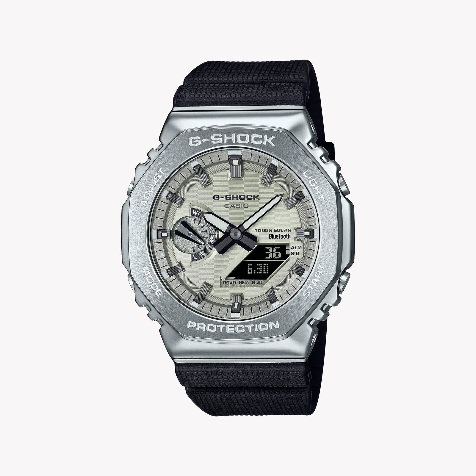 CASIO G-SHOCK Men's Silver/Black Resin Watch | GBM-2100A-8BER by i-watch