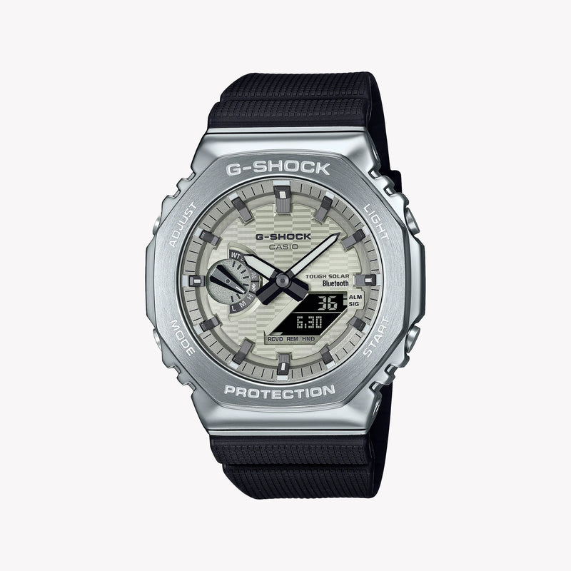 CASIO G-SHOCK Men's Silver/Black Resin Watch | GBM-2100A-8BER by i-watch