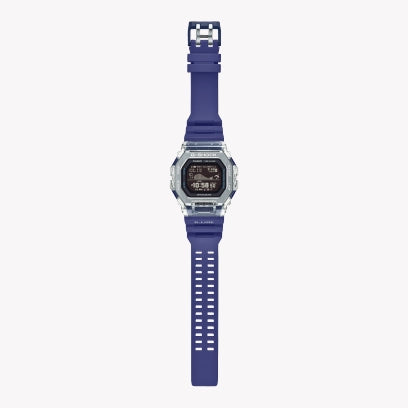 CASIO G-SHOCK Men's Purple Resin & Silver Stainless Steel | GBX-100S-2ER