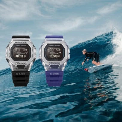 CASIO G-SHOCK Men's Purple Resin & Silver Stainless Steel | GBX-100S-2ER