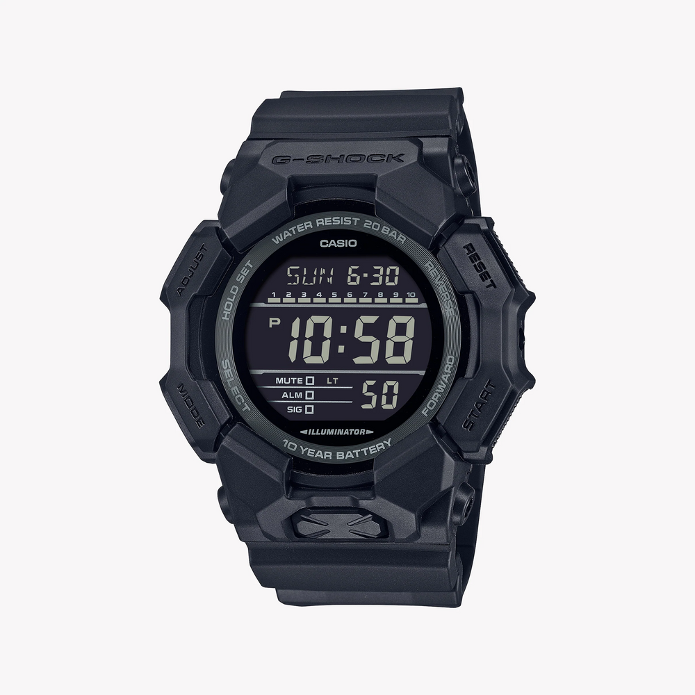Casio Men's Black Synthetic/Rubber Watch | Gd-010-1a1er by i-watch