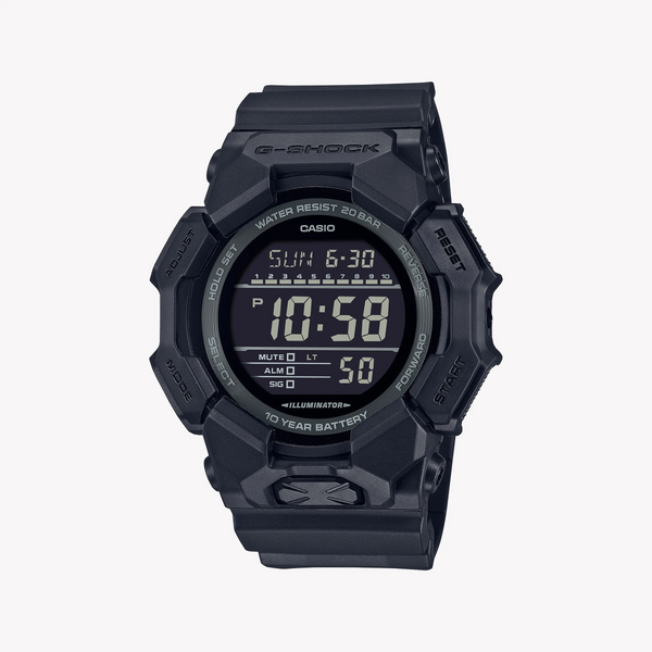 Casio Men's Black Synthetic/Rubber Watch | Gd-010-1a1er