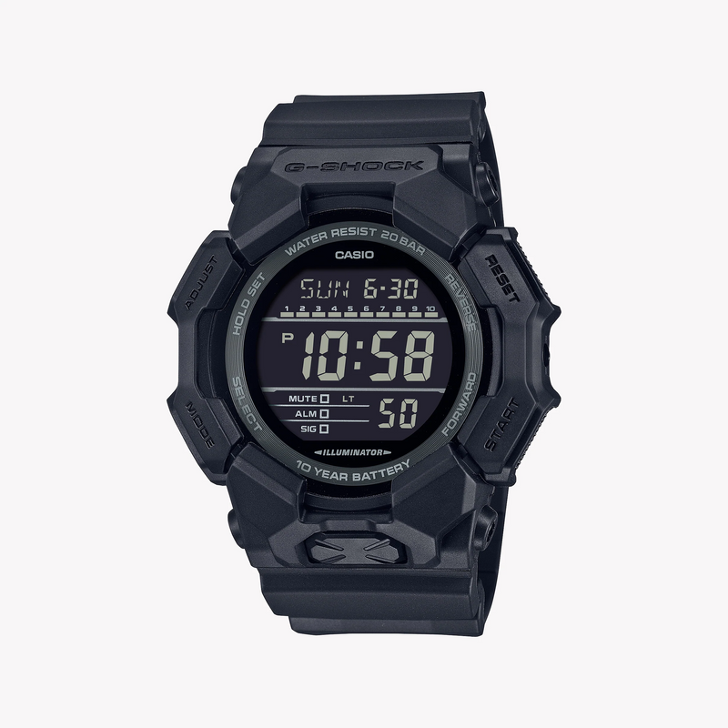 Casio Men's Black Synthetic/Rubber Watch | Gd-010-1a1er by i-watch