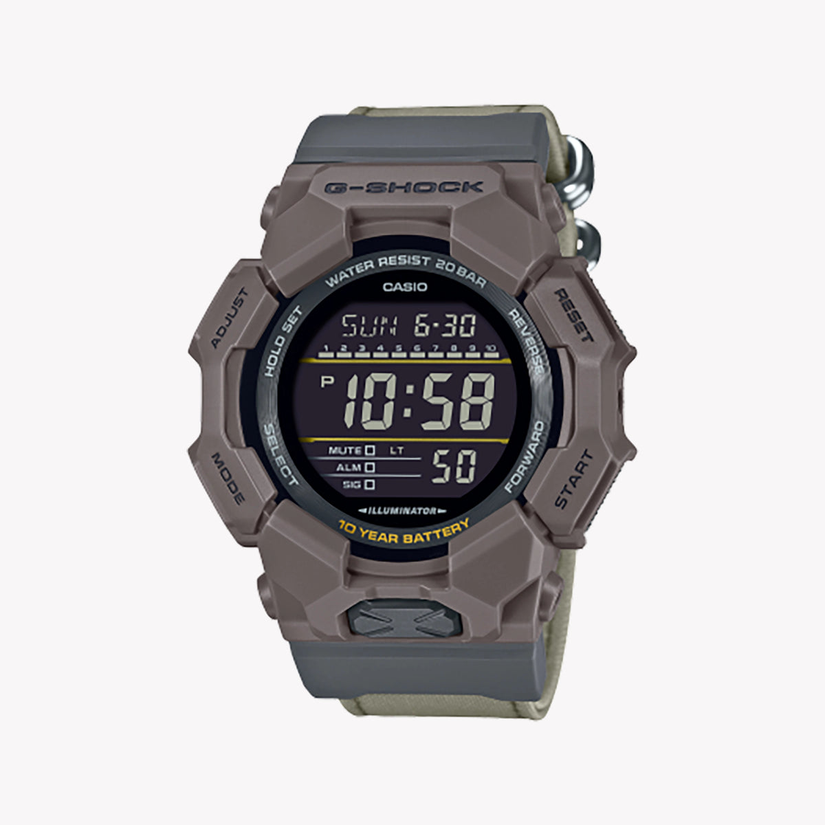 CASIO G-SHOCK Men's Brown/Green Resin/Carbon | GD-010CE-5ER