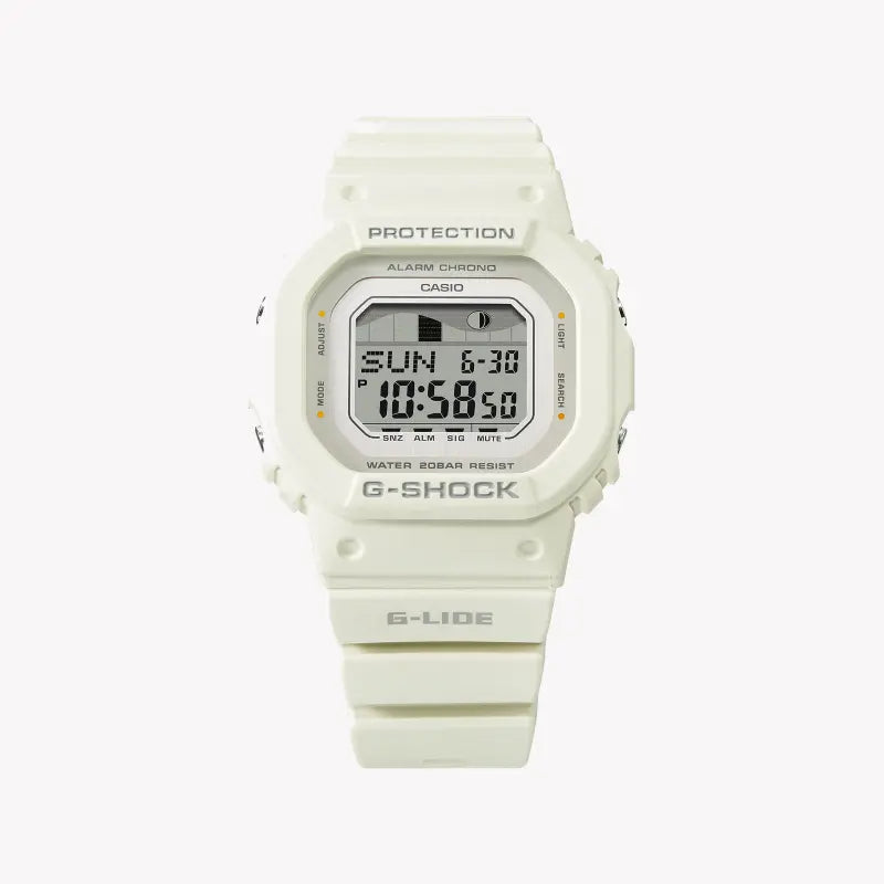 Casio Unisex White Resin Watch, Quartz | Glx-S5600-7ber