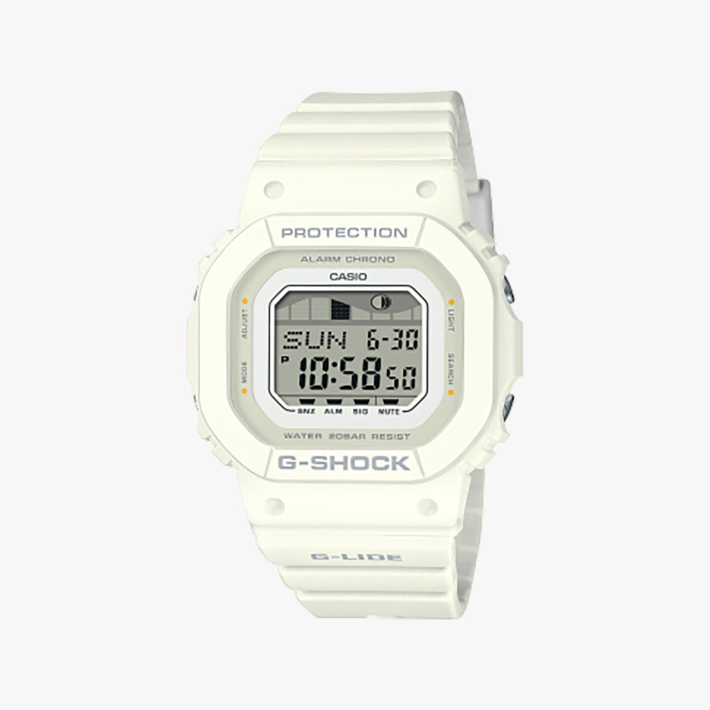 Casio Unisex White Resin Watch, Quartz | Glx-S5600-7ber