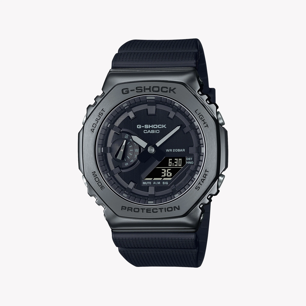 Casio Men's Resin/Black, Grey | Gm-2100bb-1aer by i-watch