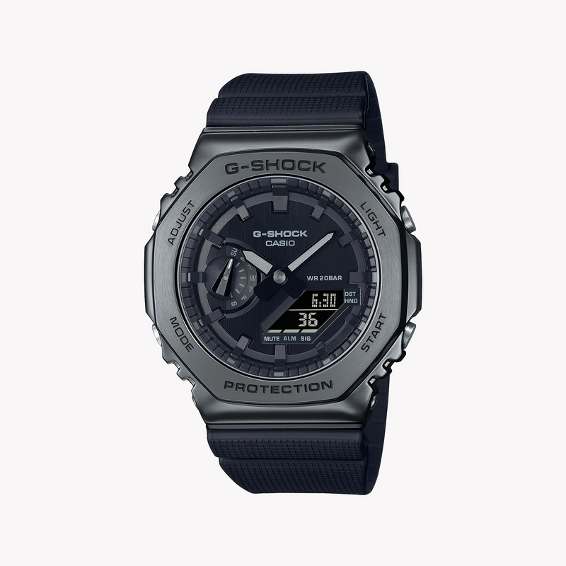 Casio Men's Resin/Black, Grey | Gm-2100bb-1aer by i-watch