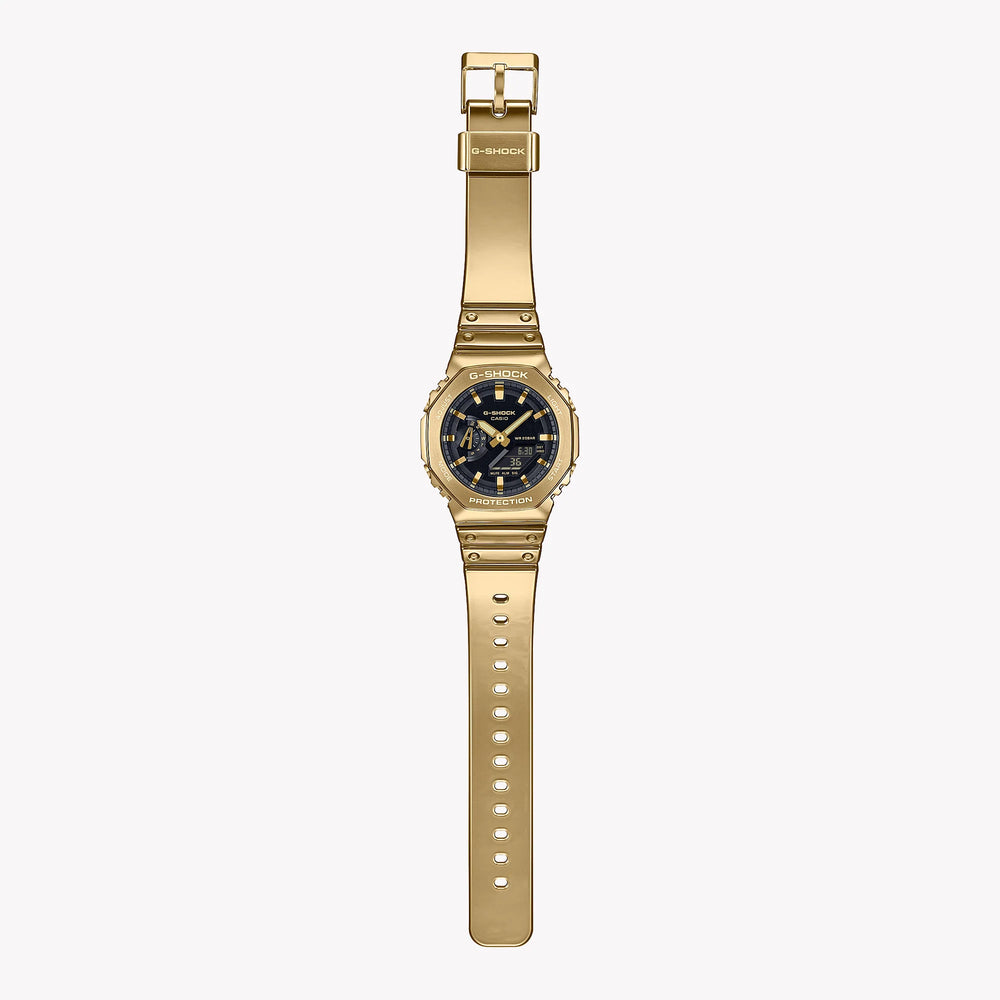 Casio Men's Gold Stainless Steel, Resin | Gm-2100ymg-9aer by i-watch