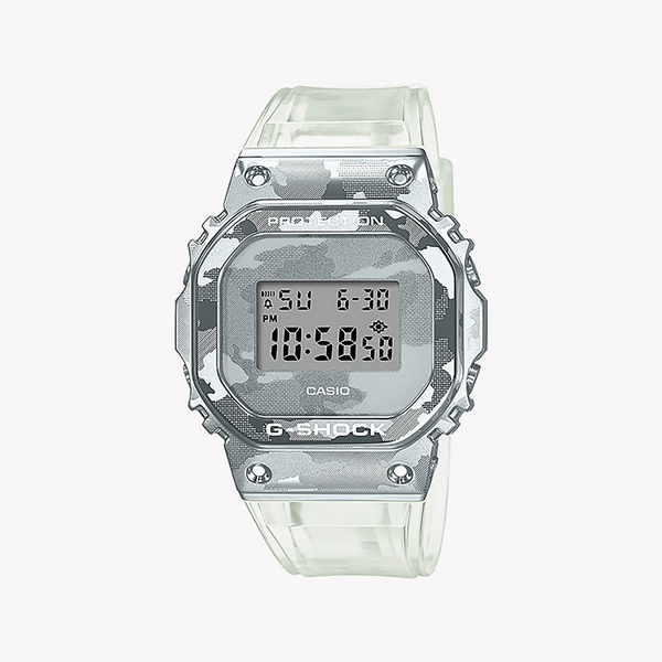 Casio Men's Silver/Transparent, Resin/Resin | Gm-5600scm-1er