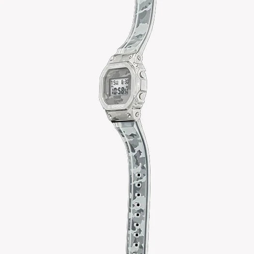 Casio Men's Silver/Transparent, Resin/Resin | Gm-5600scm-1er