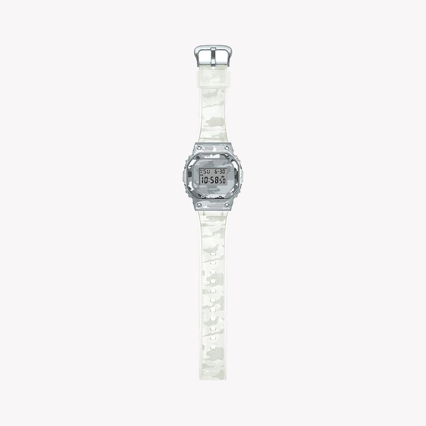 Casio Men's Silver/Transparent, Resin/Resin | Gm-5600scm-1er