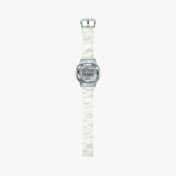 Casio Men's Silver/Transparent, Resin/Resin | Gm-5600scm-1er