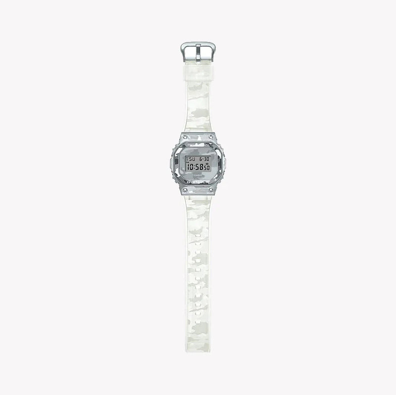 Casio Men's Silver/Transparent, Resin/Resin | Gm-5600scm-1er by i-watch