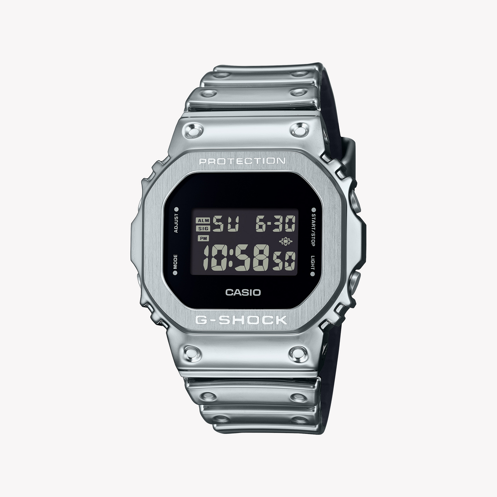 Casio Men's Silver Stainless Steel Watch | Gm-5600ym-8er