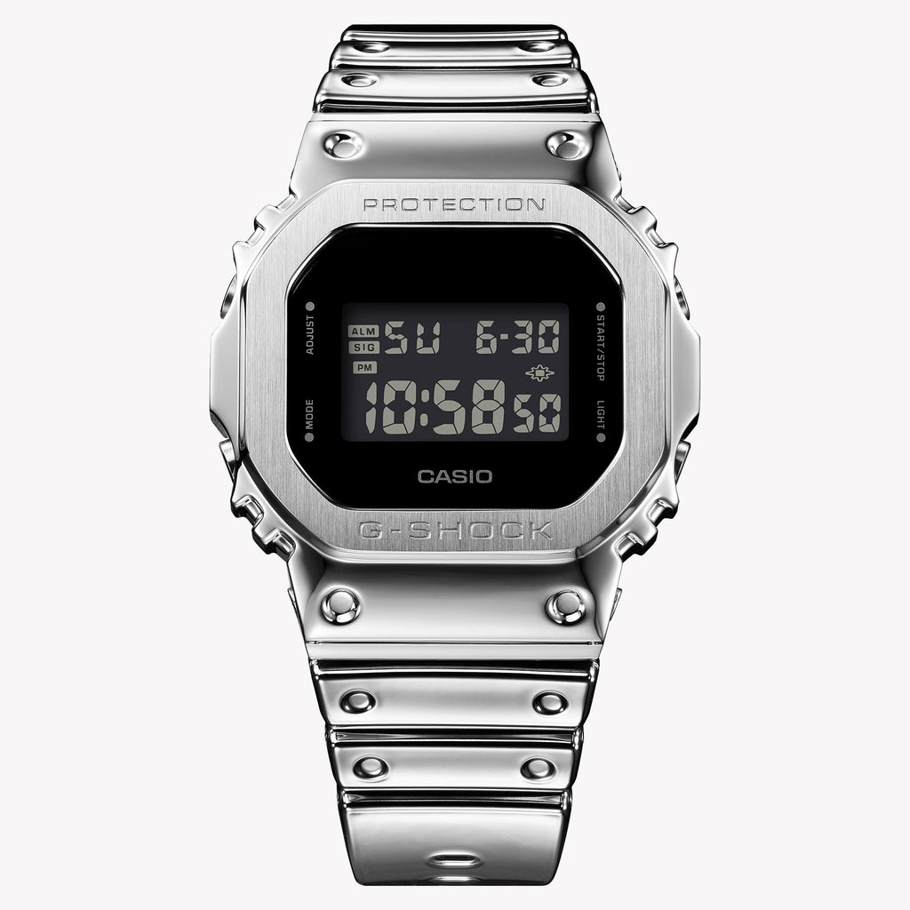 Casio Men's Silver Stainless Steel Watch | Gm-5600ym-8er