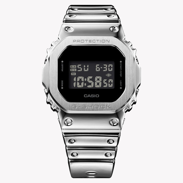 Casio Men's Silver Stainless Steel Watch | Gm-5600ym-8er