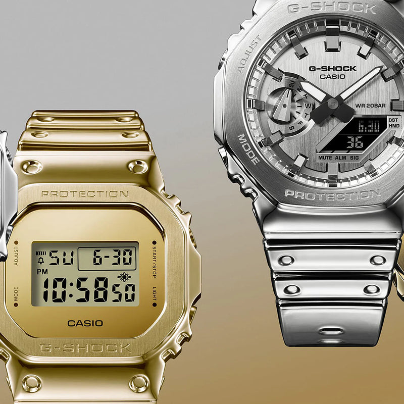 Casio Men's Silver Stainless Steel Watch | Gm-5600ym-8er by i-watch