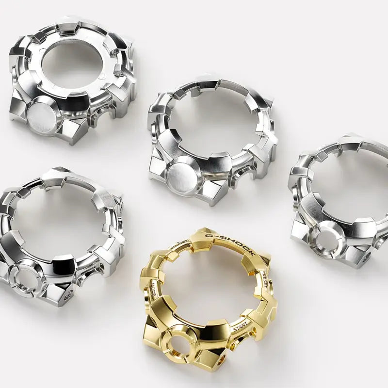 Casio G-Shock Men's Black/Gold Resin Watch | Gm-700g-9aer