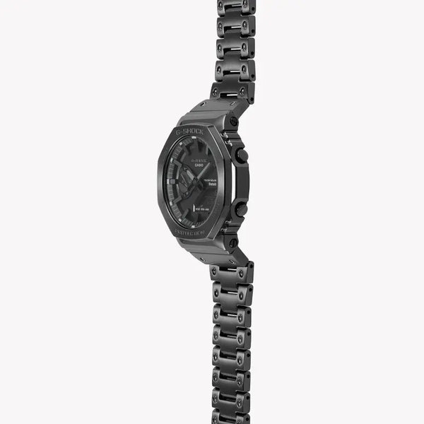 Casio G-Shock Men's Black Stainless Steel Watch, Black Dial | Gm-B2100bd-1aer