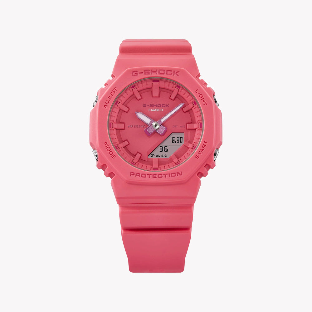 Casio G-Shock Men's Pink Resin Watch, Pink Dial | Gma-P2100-4aer by i-watch