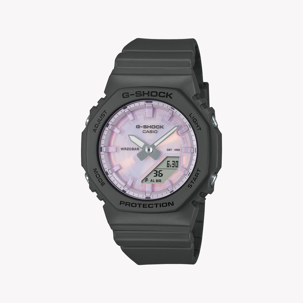 CASIO G-SHOCK Women's Resin/Dark Grey, Purple | GMA-P2100PC-1AER
