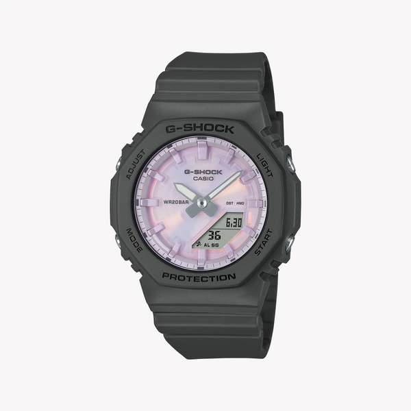 CASIO G-SHOCK Women's Resin/Dark Grey, Purple | GMA-P2100PC-1AER
