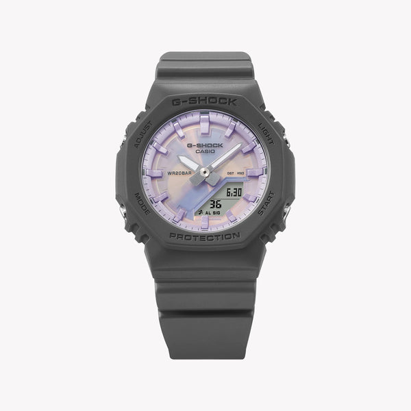 CASIO G-SHOCK Women's Resin/Dark Grey, Purple | GMA-P2100PC-1AER